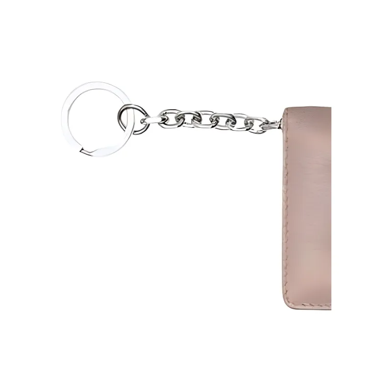 Maison Margiela Leather Card Holder Women's Nude Pink-3