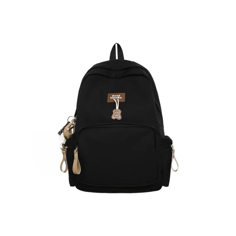 AIBAG Nylon Backpack Unisex White/Black/Khaki/Blue-6