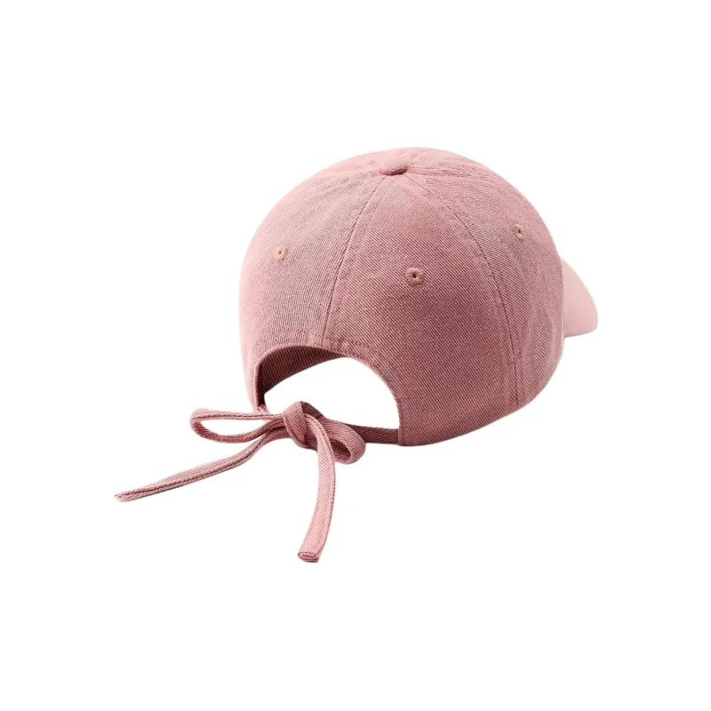 ZARA Cotton Baseball Caps Women's Pink-1