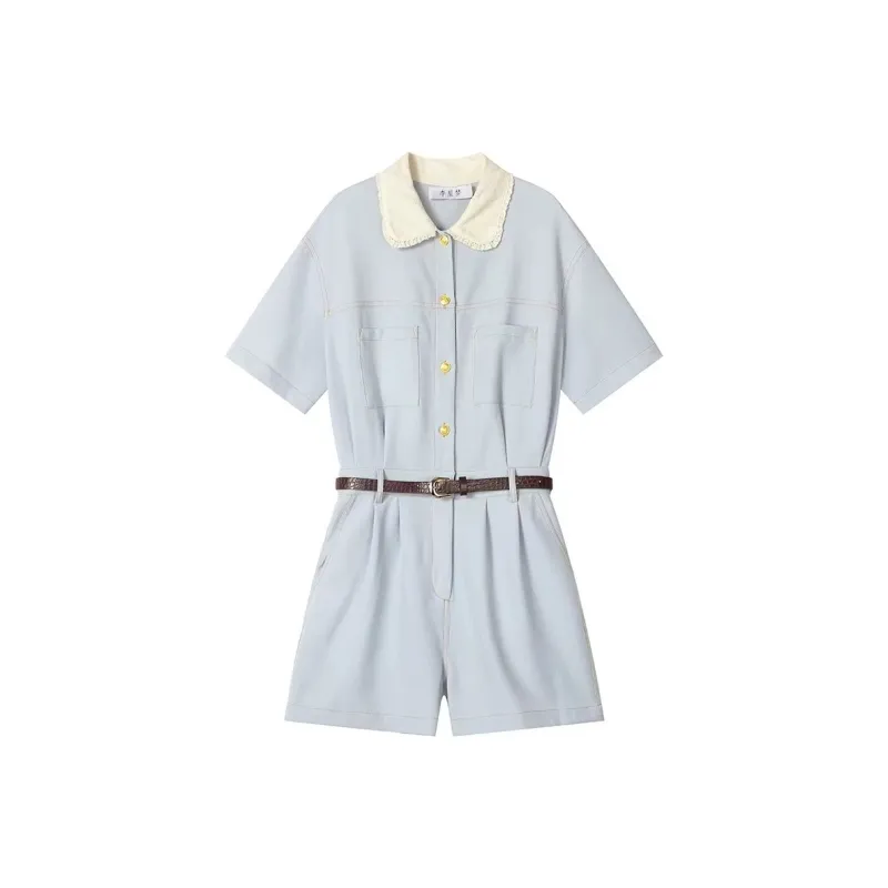 ABCMININ Jumpsuits Women's Blue-0