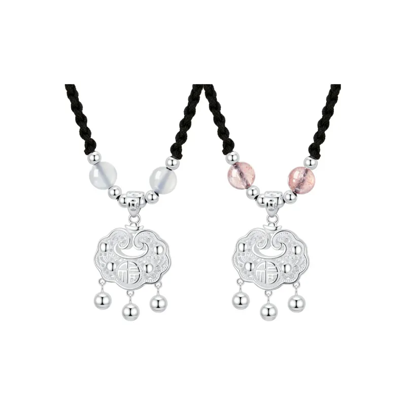 Zhou Jifeng 999 Fine Silver Necklaces Unisex-5