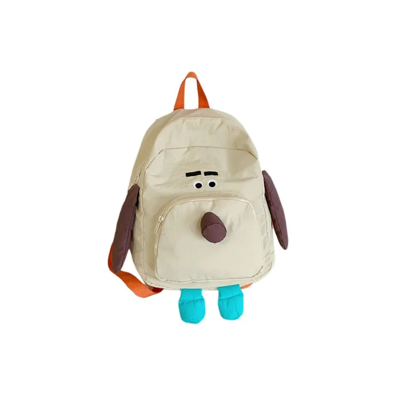 MOM'S HELPER Nylon Fabric Backpack Women's Gray Green-4