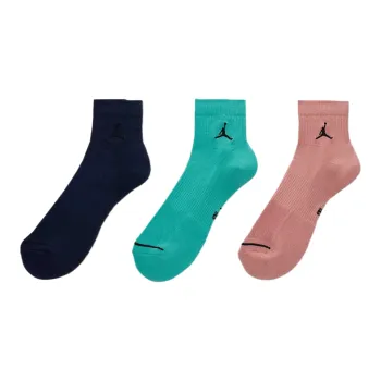 Jordan Mid Calf Socks Unisex 3 Pack Multicolor