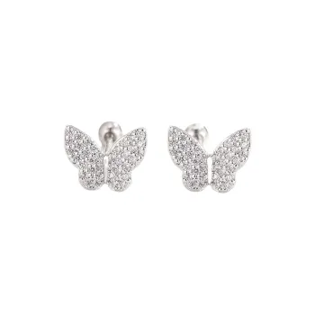 QIANFANGDAHUANGYE Zircon Stud Earrings Women's