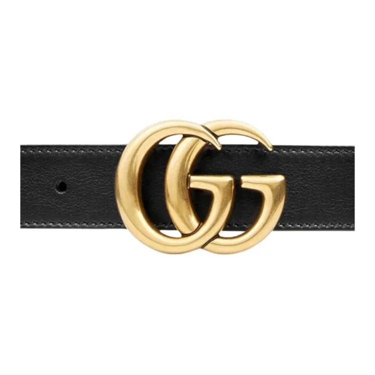 GUCCI Gg Marmont Leather Belt-1