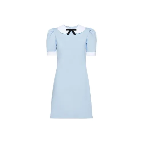 MIU MIU SS22 Dress Women's Sky Blue