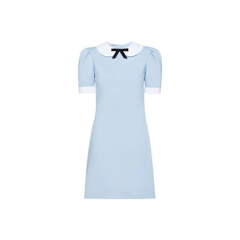 MIU MIU SS22 Dress Women's Sky Blue-0