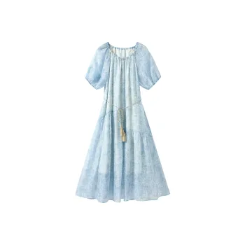 Hang Yi Court Short Sleeved Dress Women's