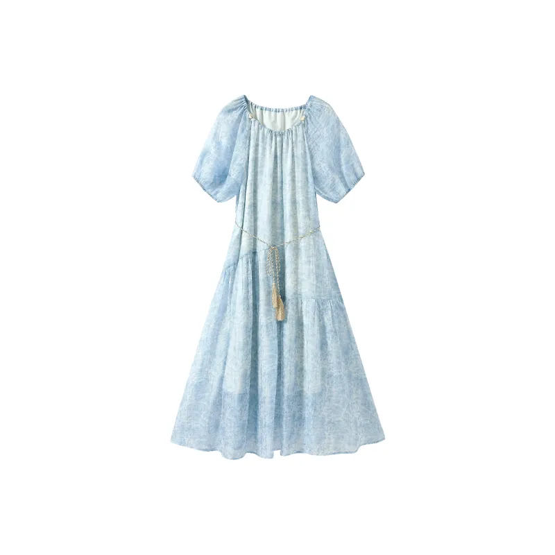Hang Yi Court Short Sleeved Dress Women's-0