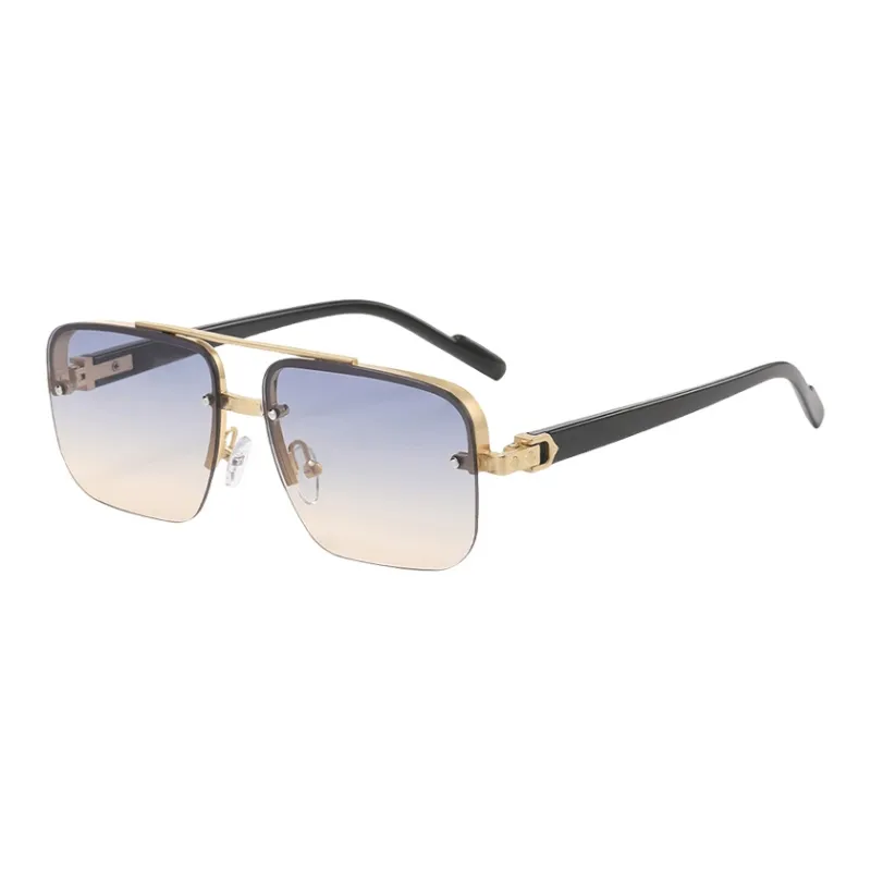NOME Metal Square Sunglasses Unisex-4