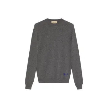 GUCCI Horsebit Knitted Crewneck Jumper