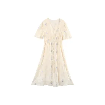 A Paradise For Awakening Short Sleeved Dress Women's