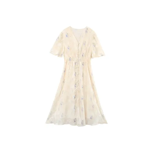 A Paradise For Awakening Short Sleeved Dress Women's