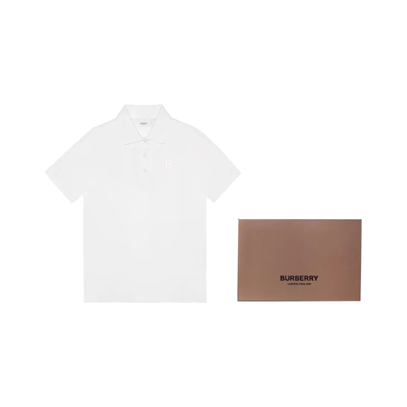 Burberry SS23 Polo Shirt Unisex White-7