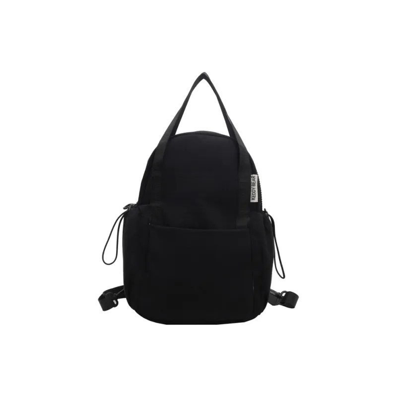 Yalu Fabric Backpack Women's Black/Ecru/Green/Orange-0