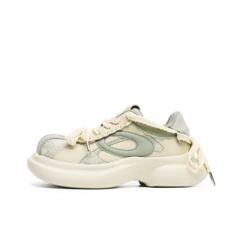 Hong Kong Meng Slip Resistant, Abrasion Resistant, Breathable Low Top Skateboard Shoes Women's Mint Green