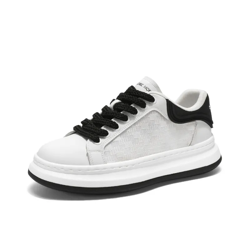 AD Slip Resistant Height Increasing Low Top Skateboard Shoes Men's-2