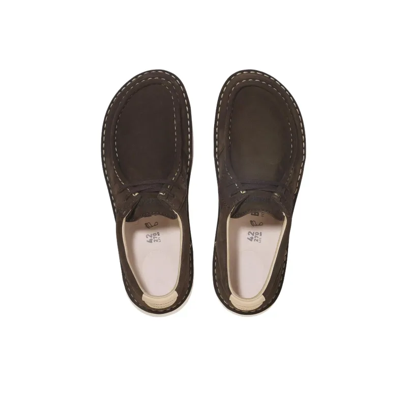 Birkenstock Pasadena Low Top Casual Shoes Unisex Mocha Regular Loose Fit-3