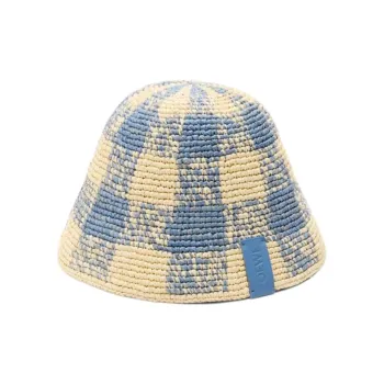 LOEWE Raffia, Calfskin Bucket Hats Women's Beige