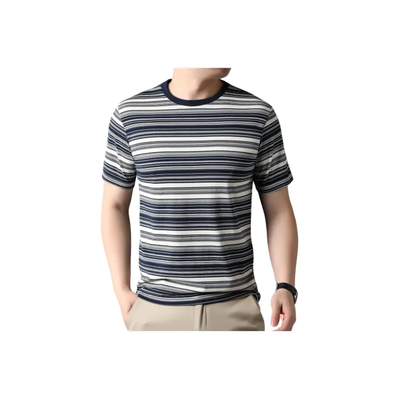 PIERRE CARDIN T Shirt Men's Royal Blue-3