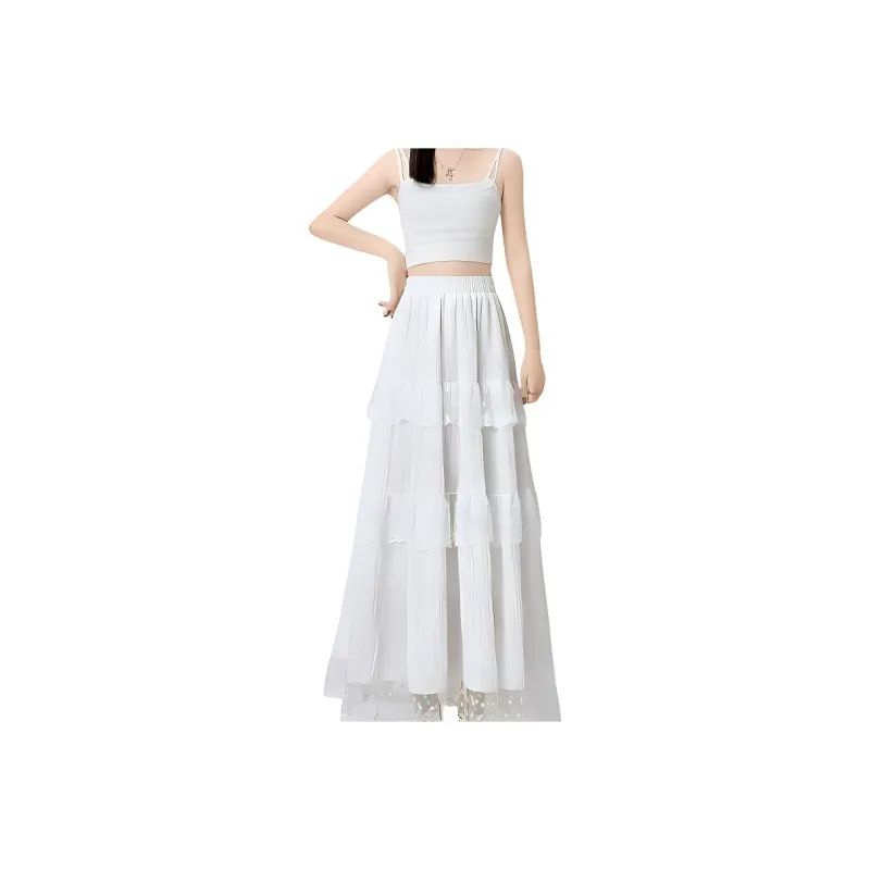 XIANSINIAO Casual Long Skirt Women's-6