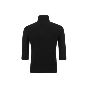 SportMax Mock Polo Neck Jumper