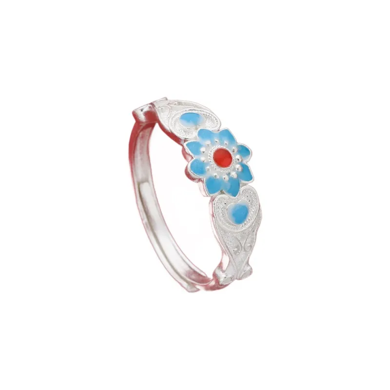 YINI 999 Fine Silver Rings Women's-13
