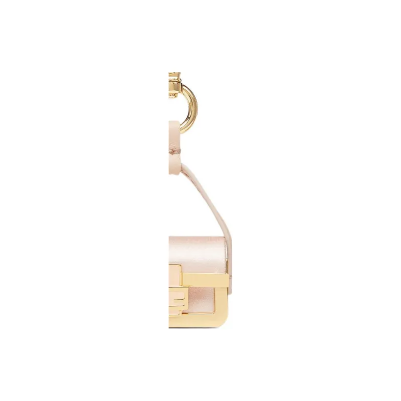 FENDI Fabric With Sheepskin Patchwork AirPods Pro Earphone Case Earphone Case Women's Light Pink-3