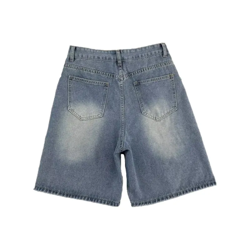 GY.VG Denim Shorts Unisex Blue-1