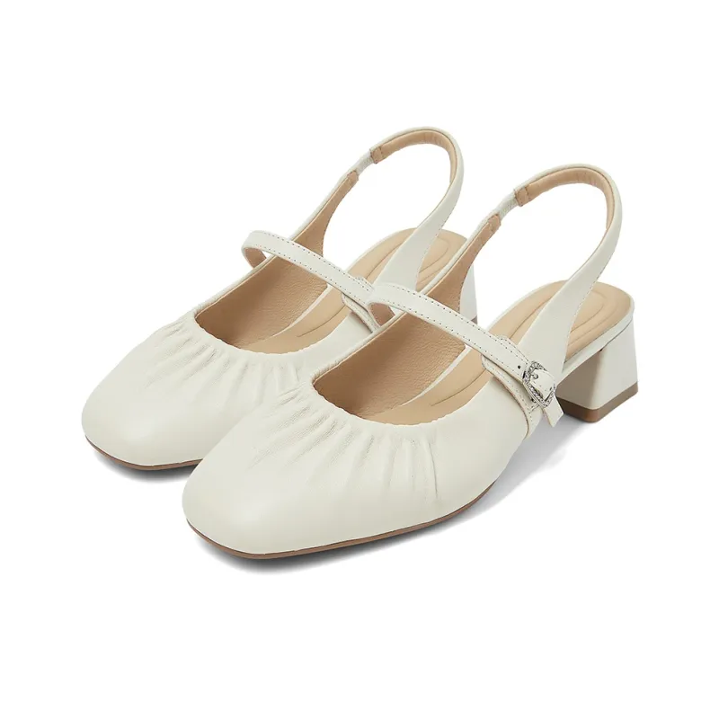 COMELY Chunky Heel High Heels Women's-2