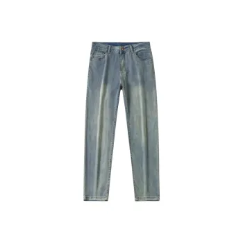 SNOW FLYING Jeans Unisex Vintage Blue