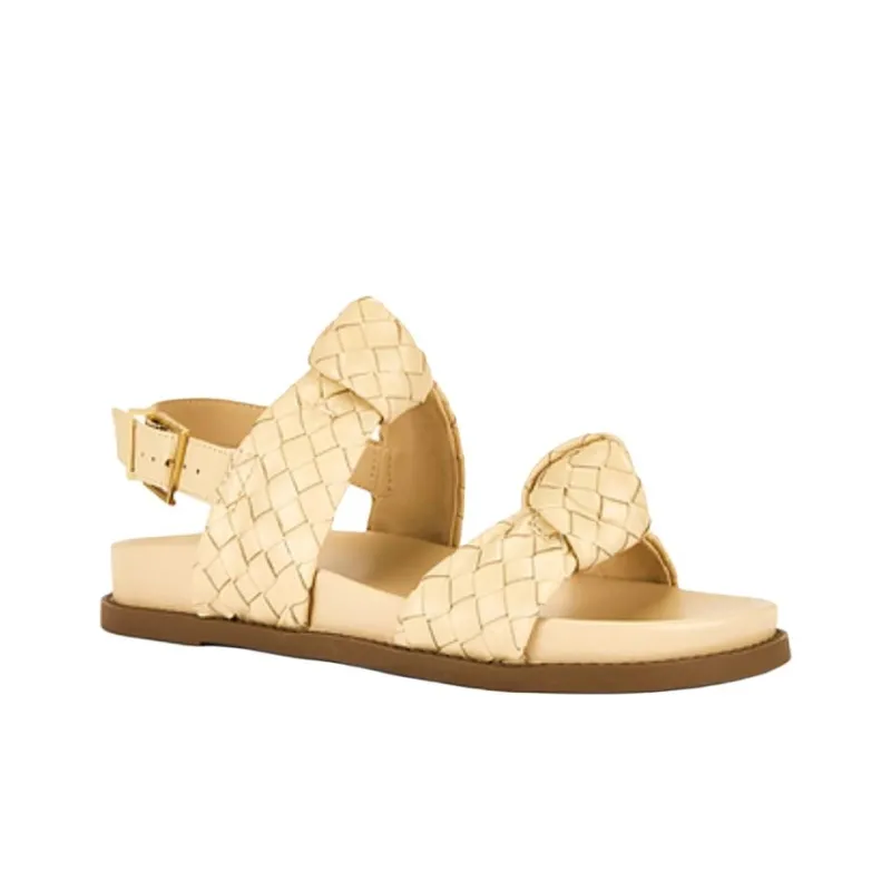 Schutz One Strap Sandals Women's Yellow-2