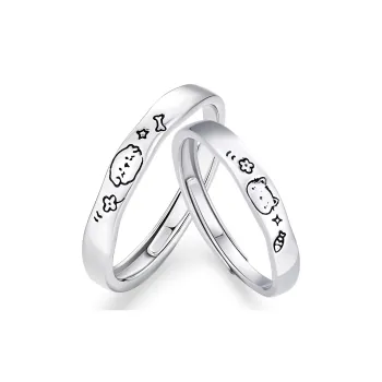 ZSY S925 Ring Couple Rings Unisex