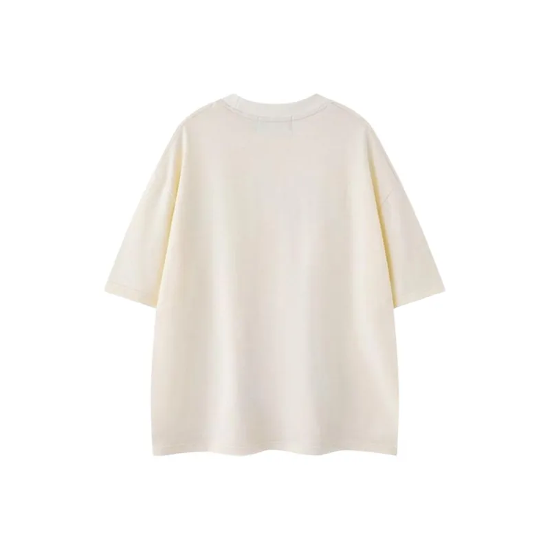 DOKZB T Shirts Women's Apricot-1