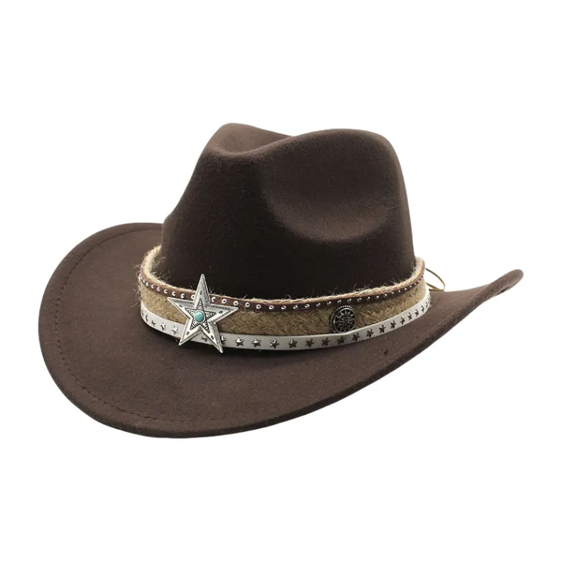 BEPOP Polyester Jazz Hat Cavalier Hat Unisex-3