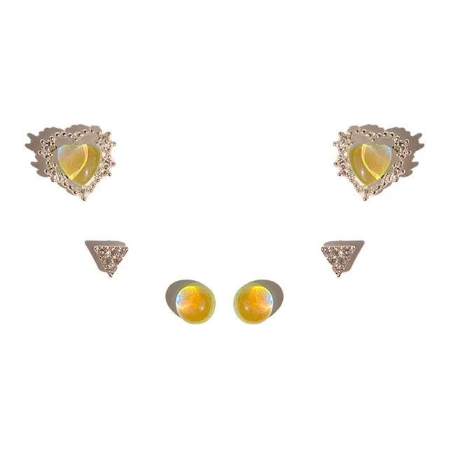Shiban Alloy Stud Earrings Women's-3