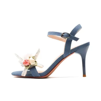 Lanza One Strap Sandals Women's Dark Blue