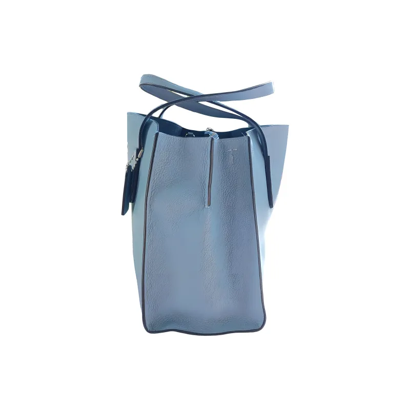 COACH Charlie Cow Leather Crossbody Bag, Shoulder Bag, Crossbody Tote Handbag Women's Slate Blue-2