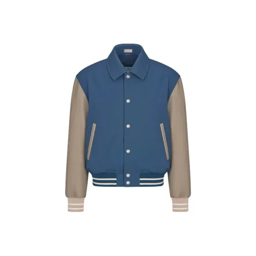 DIOR FW25 Fall Men's Clothing Collection Christian Dior Couture Jackets & Coats Men's Blue