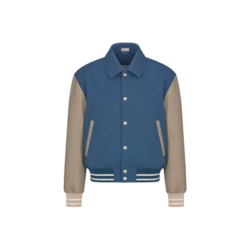 DIOR FW25 Fall Men's Clothing Collection Christian Dior Couture Jackets & Coats Men's Blue-0