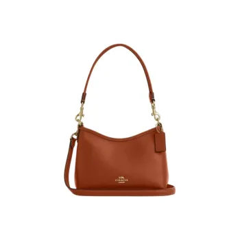 COACH LAUREL Smooth Grain Leather Crossbody Bag, Shoulder Bag Trumpets Women's Brown
