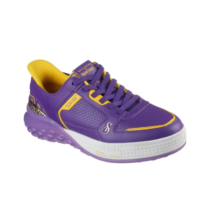 SNOOP DOGG x Skechers Snoop Sizzle Toke Mid Top Casual Shoes Men's Purple-3