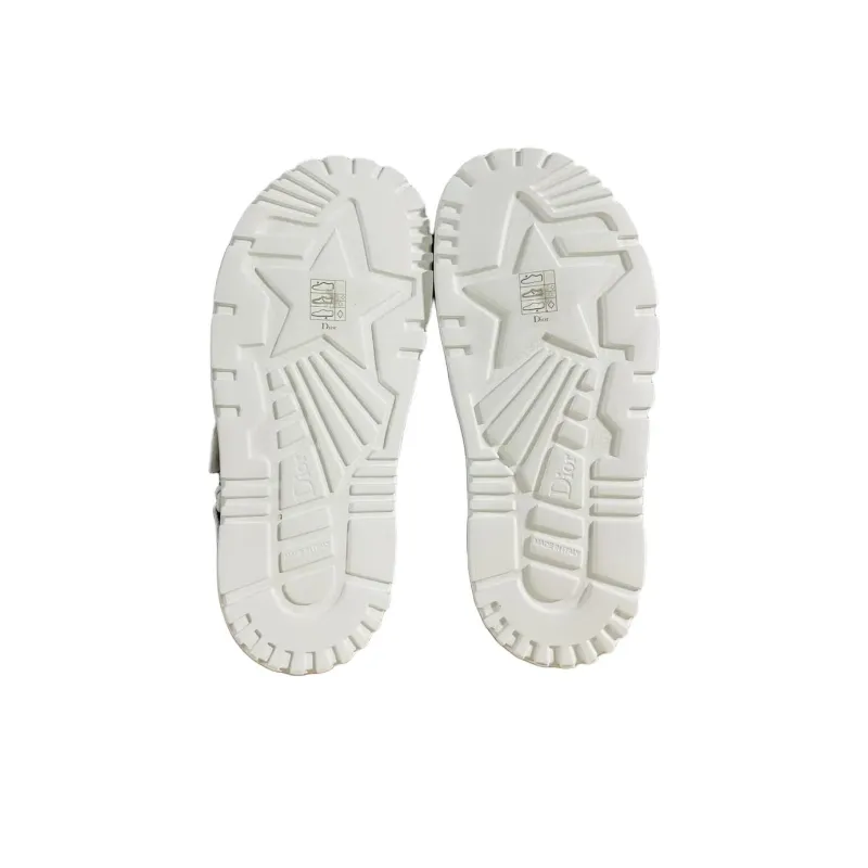 DIOR DiorAct Beach Sandals Women's White-6