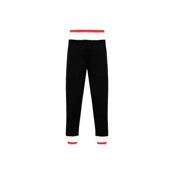 Alexander McQueen Logo Intarsia Knit Waist Track Trousers