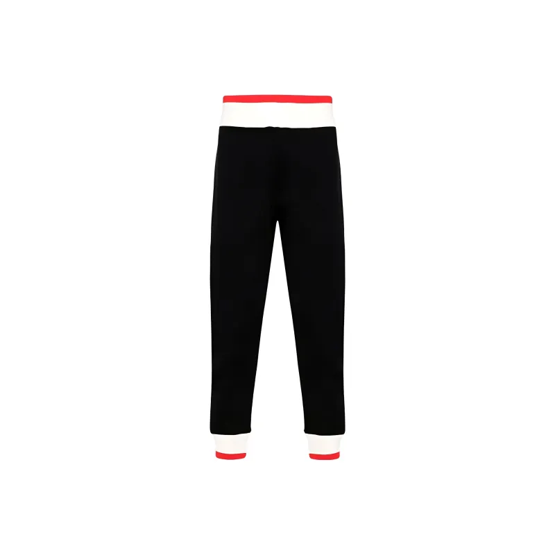 Alexander McQueen Logo Intarsia Knit Waist Track Trousers-0