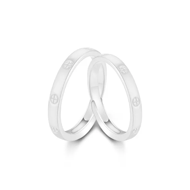 YUOFFICIAL 999 Fine Silver Rings Unisex-0