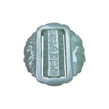 BUDOUXIAOAI Hetian Jade Pendants White Jade/Pale Greenish White Jade Unisex