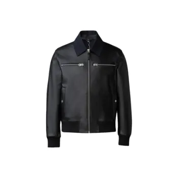 MACKAGE Leather Jackets Men Black