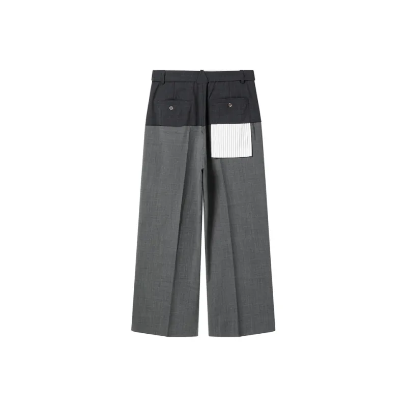 MEGALAXY Suit Trousers Unisex Gray-1