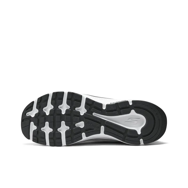 Skechers Cushioning, Wear Resistant Low Top Running Shoes Men's White Silver-4